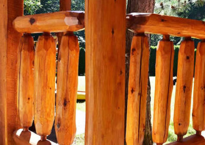 cedar railing