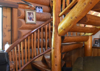 Cedar Staircase Railing